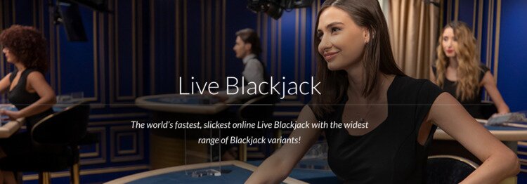 Live blackjack spelen bij Evolution Gaming