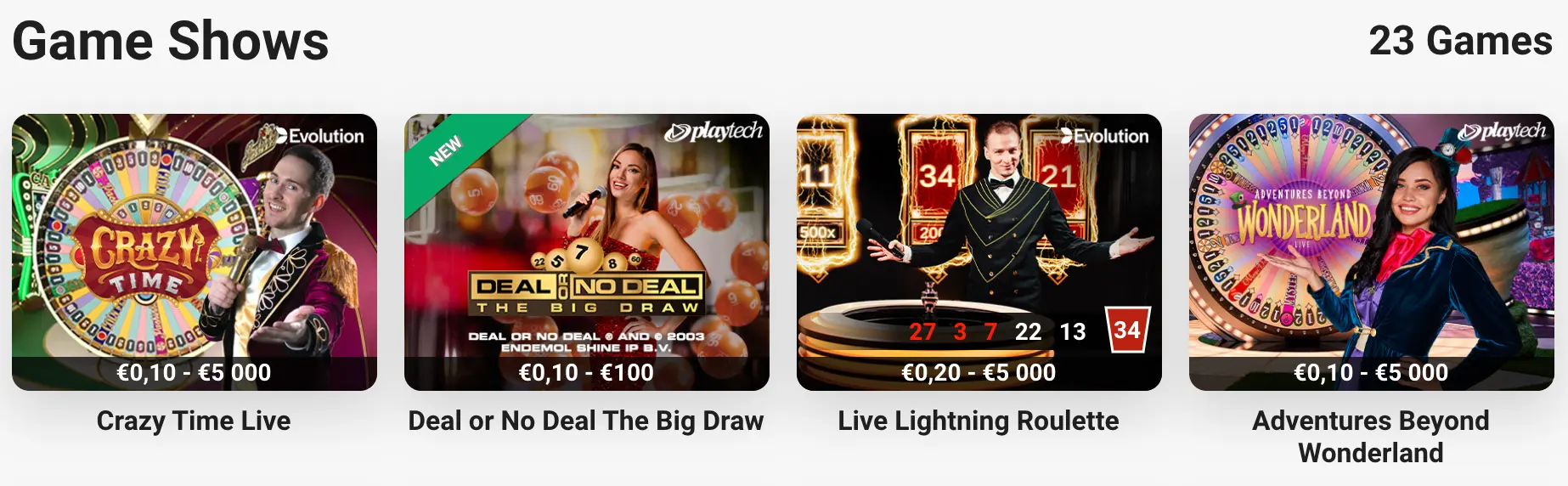 gameshows leovegas leovegas gameshows